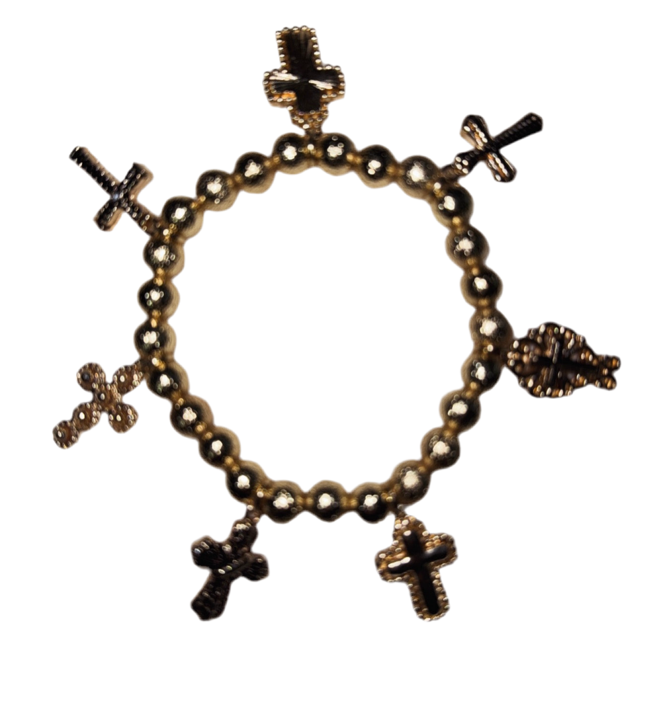 Crossed Charm Bracelet