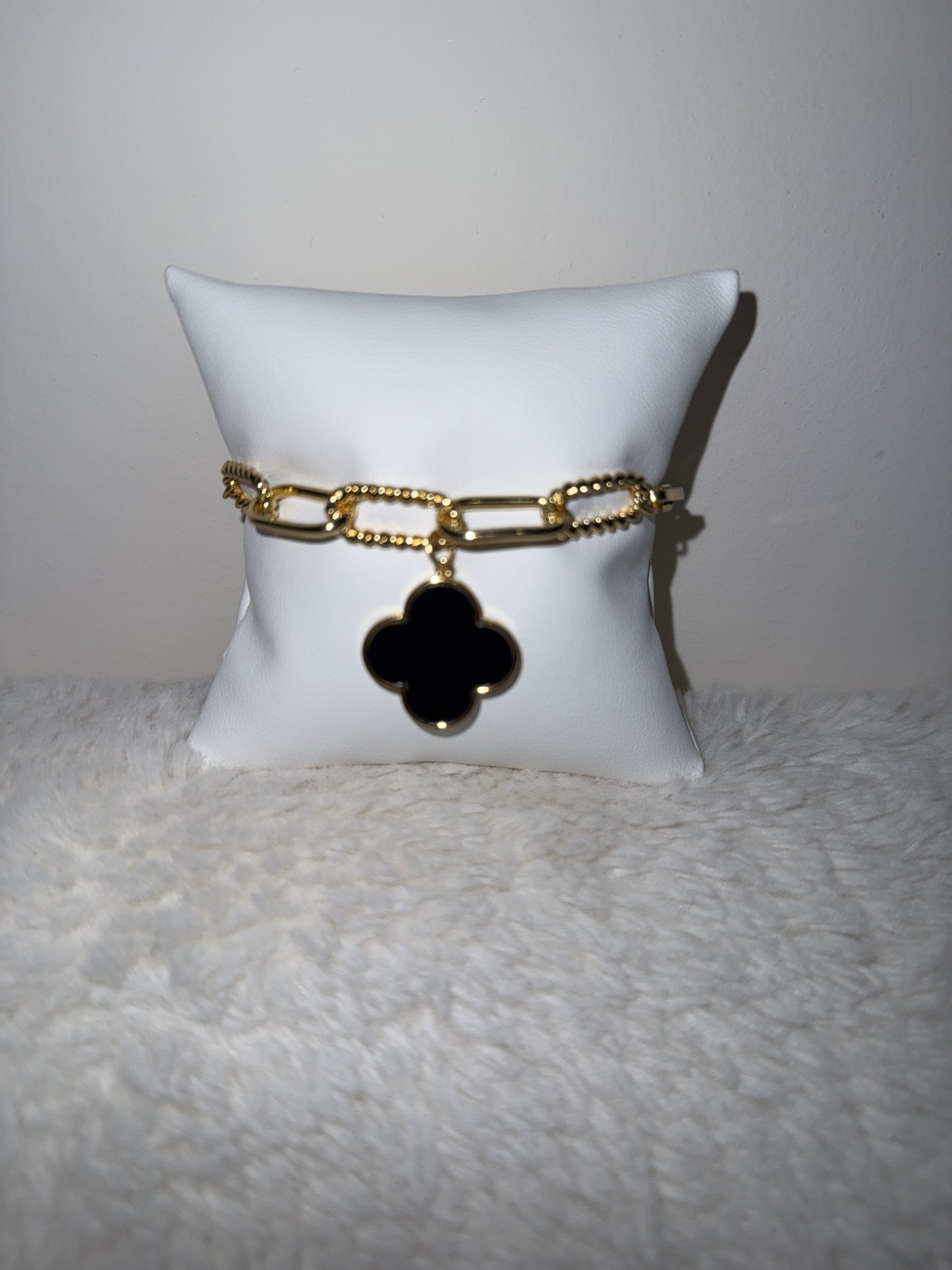 Big Everything Clover Charm Bracelet