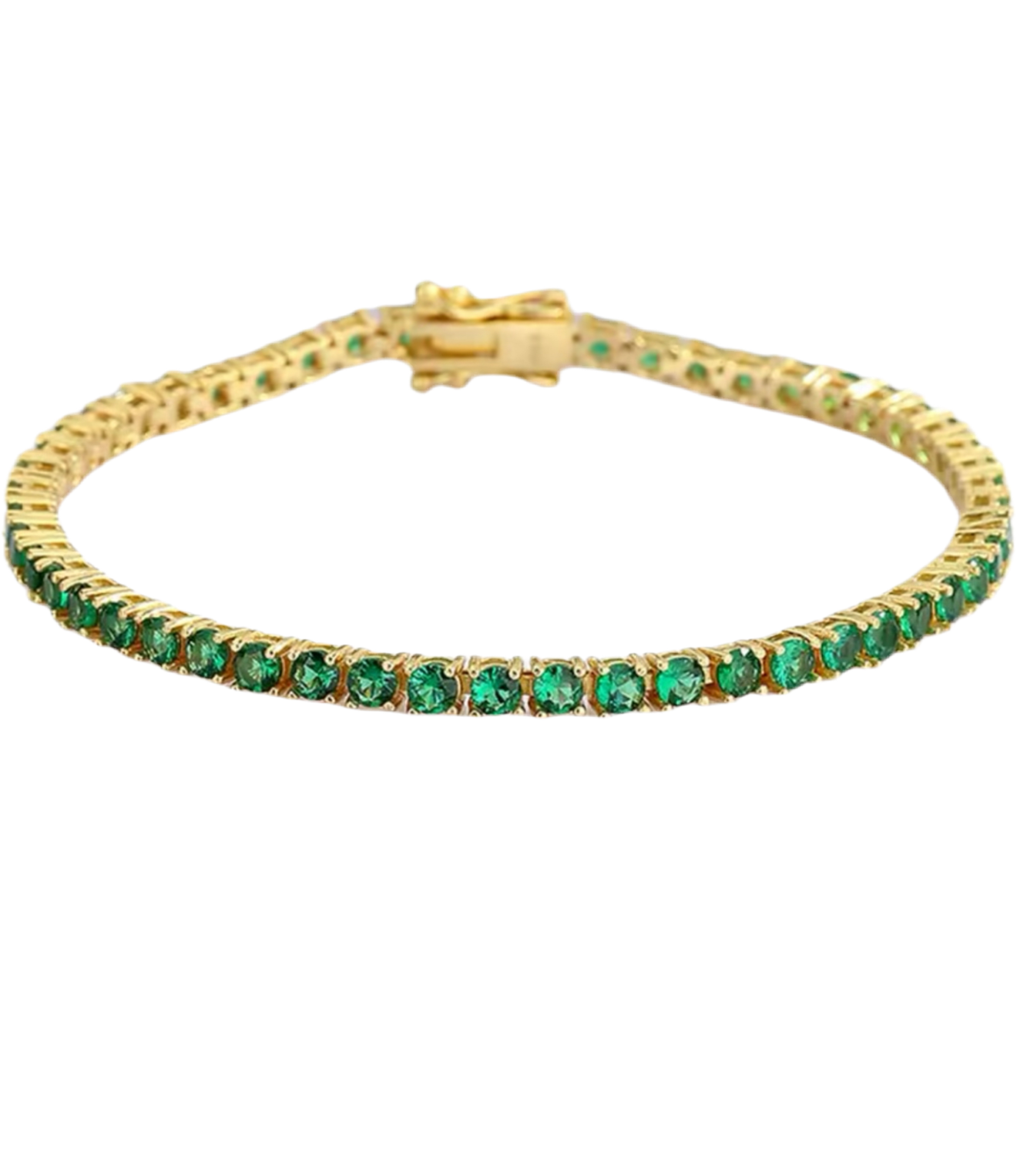Green Team Tennis Bracelet