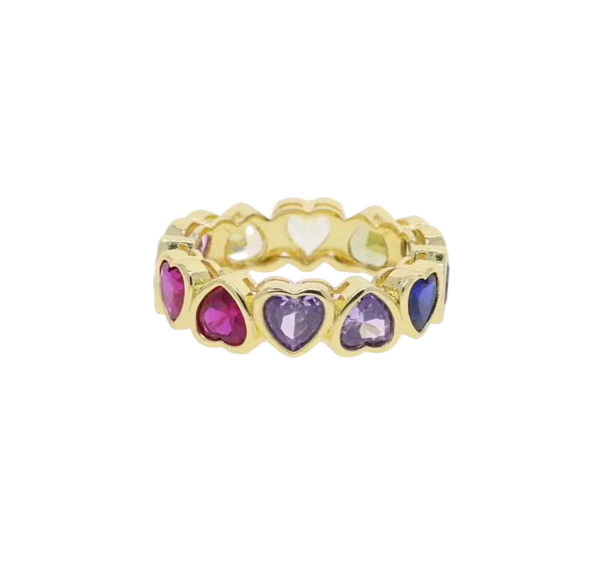 She’s Colorful Heart Ring