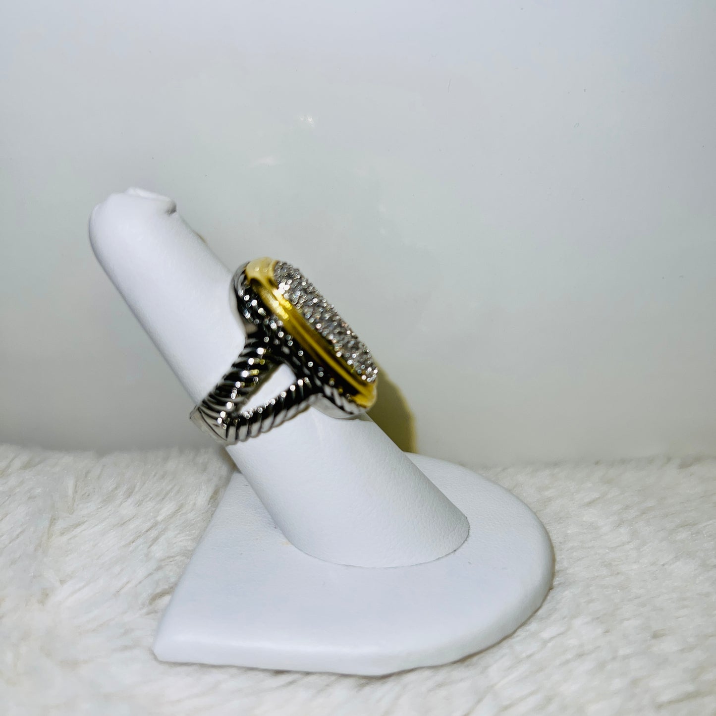 Split Shank Two Tone Ring