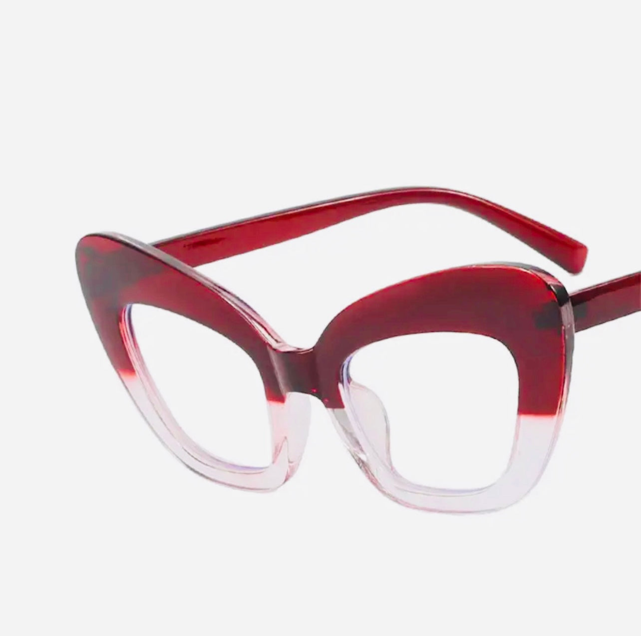 Big Cat Eye Eyeglass Frame