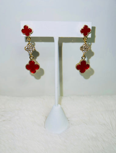 Cute Clovers Dangle Earrings