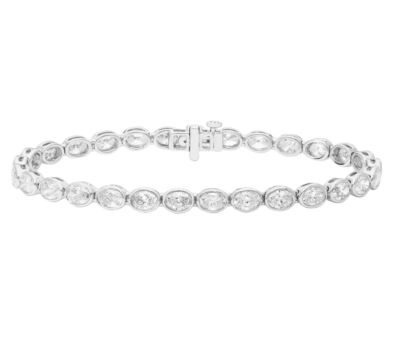 Oval The Moon Tennis Bracelet
