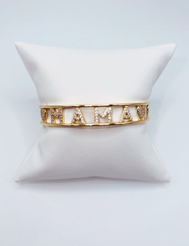 Heart My MAMA Open Bangle