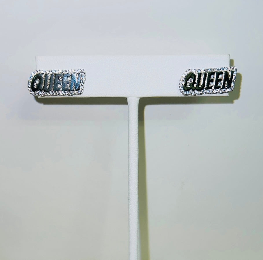 Queen Bling Stud Earrings