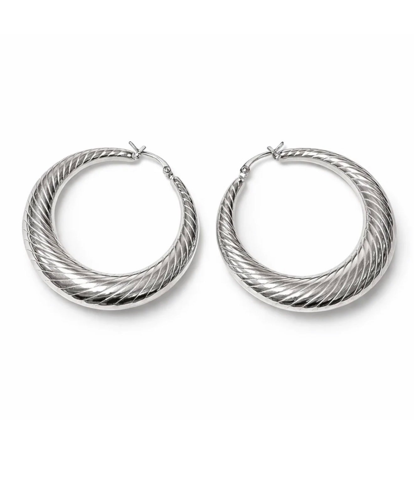 Moon Shine Hoop Earrings