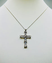 Load image into Gallery viewer, Six X Cross Bling Necklace