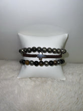 Load image into Gallery viewer, Men’s Cross Beaded Bracelet Set