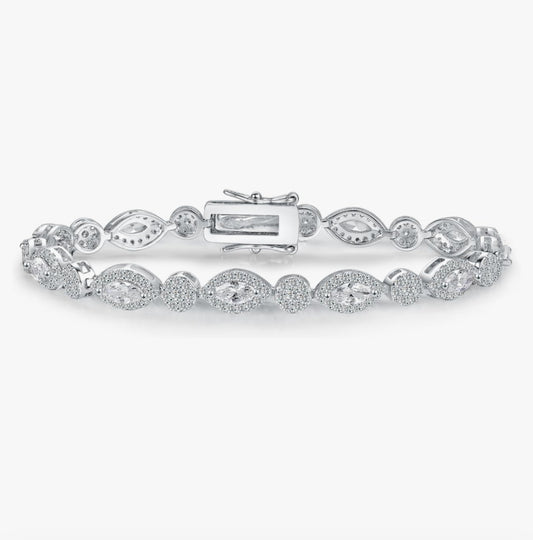 Lil Mar Halo Tennis Bracelet