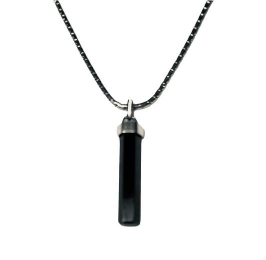 Black Crystal Necklace
