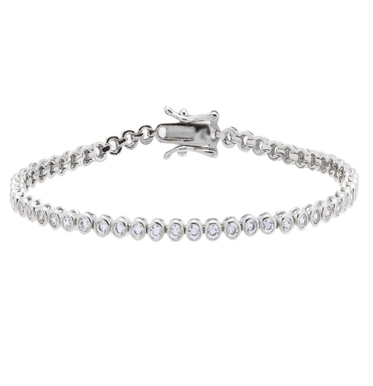 Give Em the Bezz Tennis Bracelet