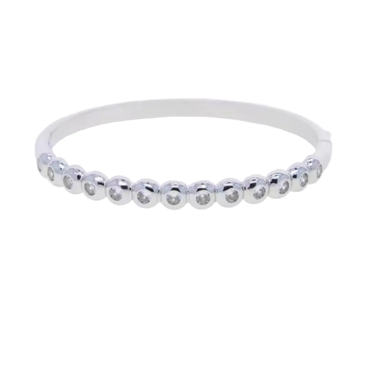 Bubble Bezel Bangles