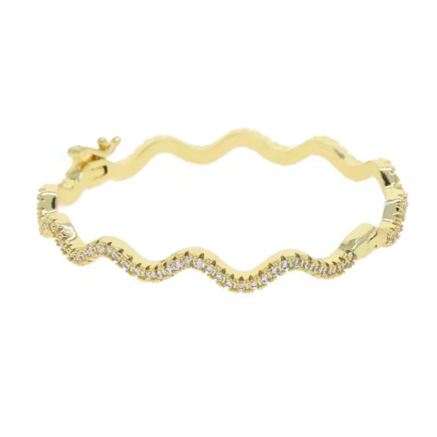 Bling Wave Bangle