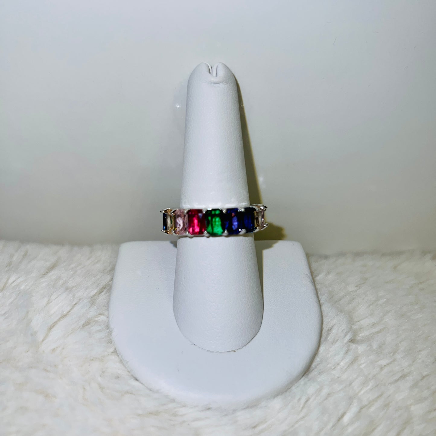 Multicolor Eternity Ring