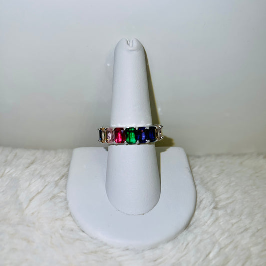 Multicolor Eternity Ring