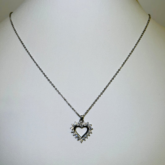 Tiny Open Heart Necklace