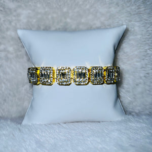 Squares In Ice Tennis Bracelets