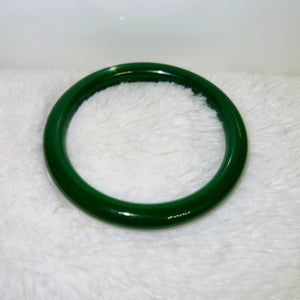 Deep Green Jade Bangles