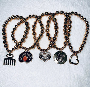 BGM Ball Charm Bracelet Set