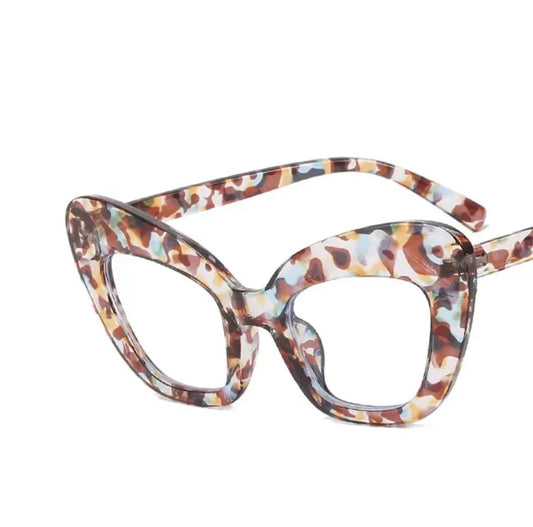 Big Cat Eye Eyeglass Frame