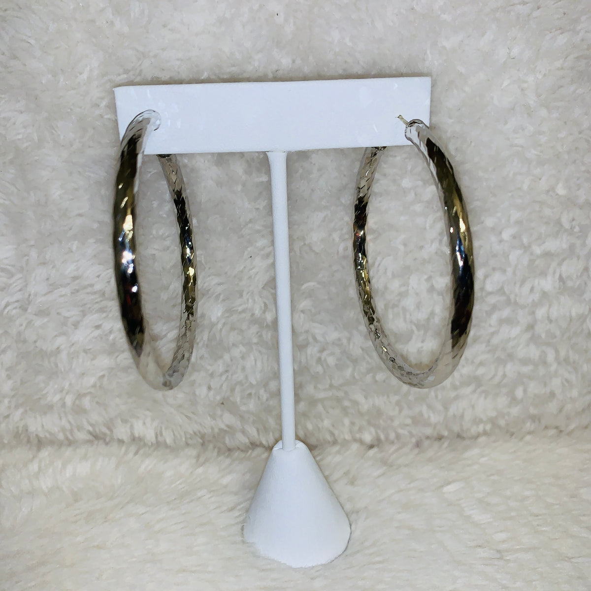 Ace Diamond Cut Hoops