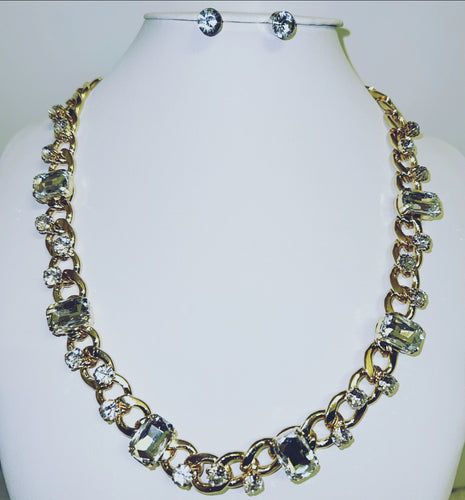 Multi Faceted Necklace Set