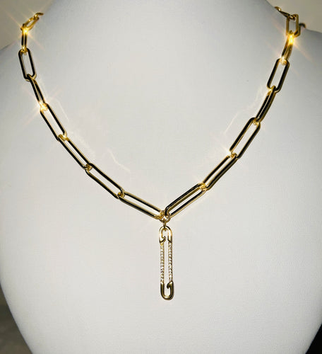 Spin Oval Link Necklace