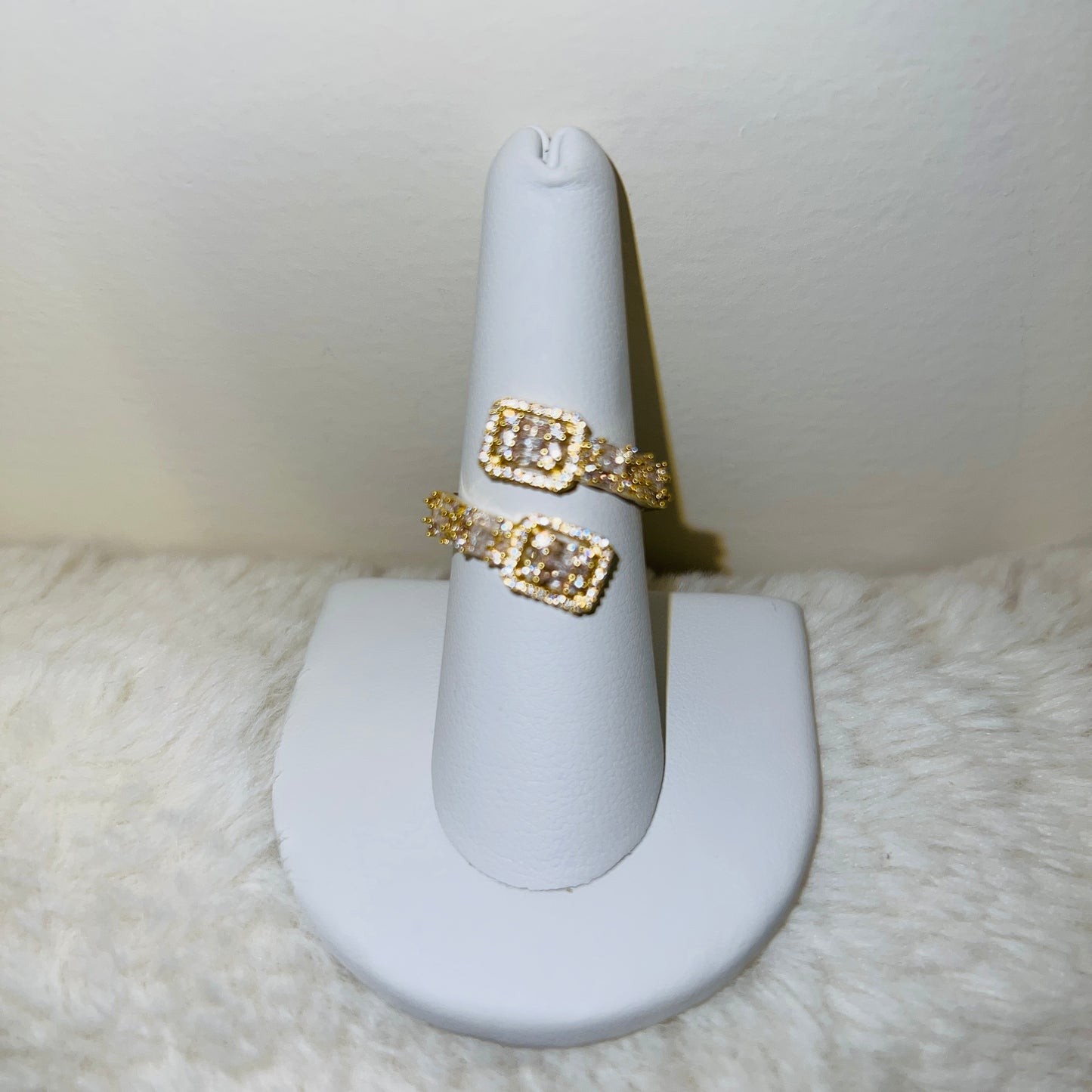 Bling Ice Baguette Ring