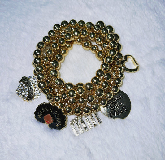 BGM Ball Charm Bracelet Set