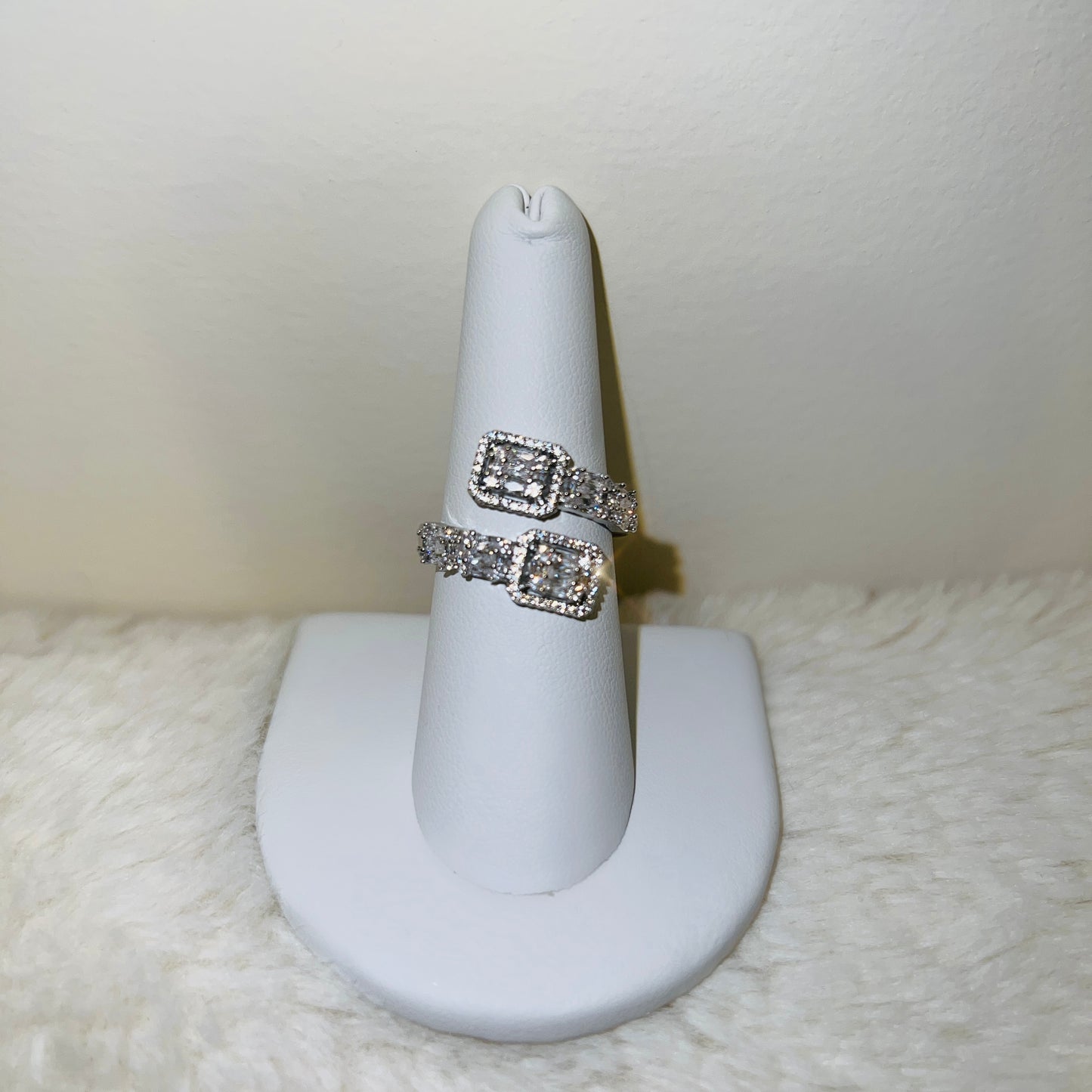 Bling Ice Baguette Ring